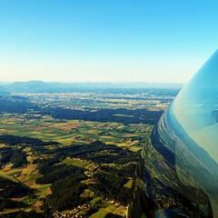 Flugwegposition um 16:29:09: Aufgenommen in der Nähe von Stainz, Österreich in 1201 Meter